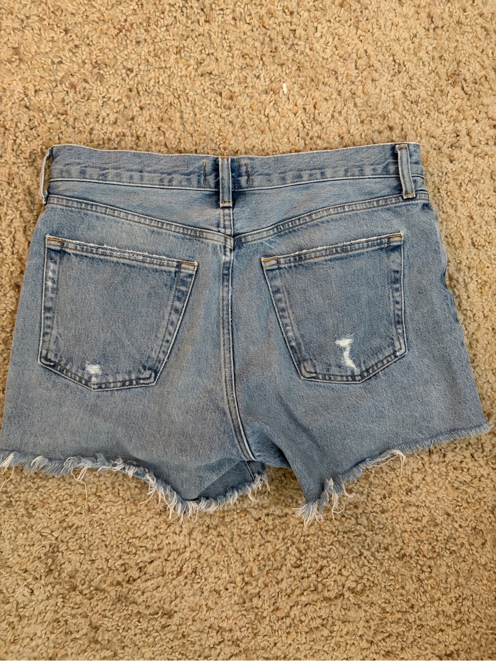 AGOLDE Parker Long Denim Shorts - Size 27 - Picture 2 of 6